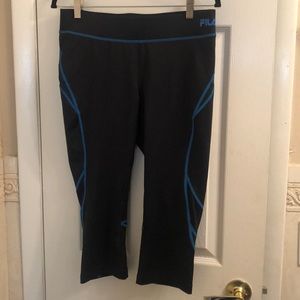 Capri Fila workout pants